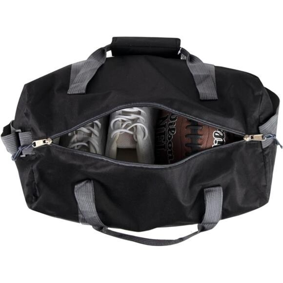 30 Liter,17 Inch Canvas Duffle Bags for Men and Women–Travel Weekender Overnight - Picture 5 of 8